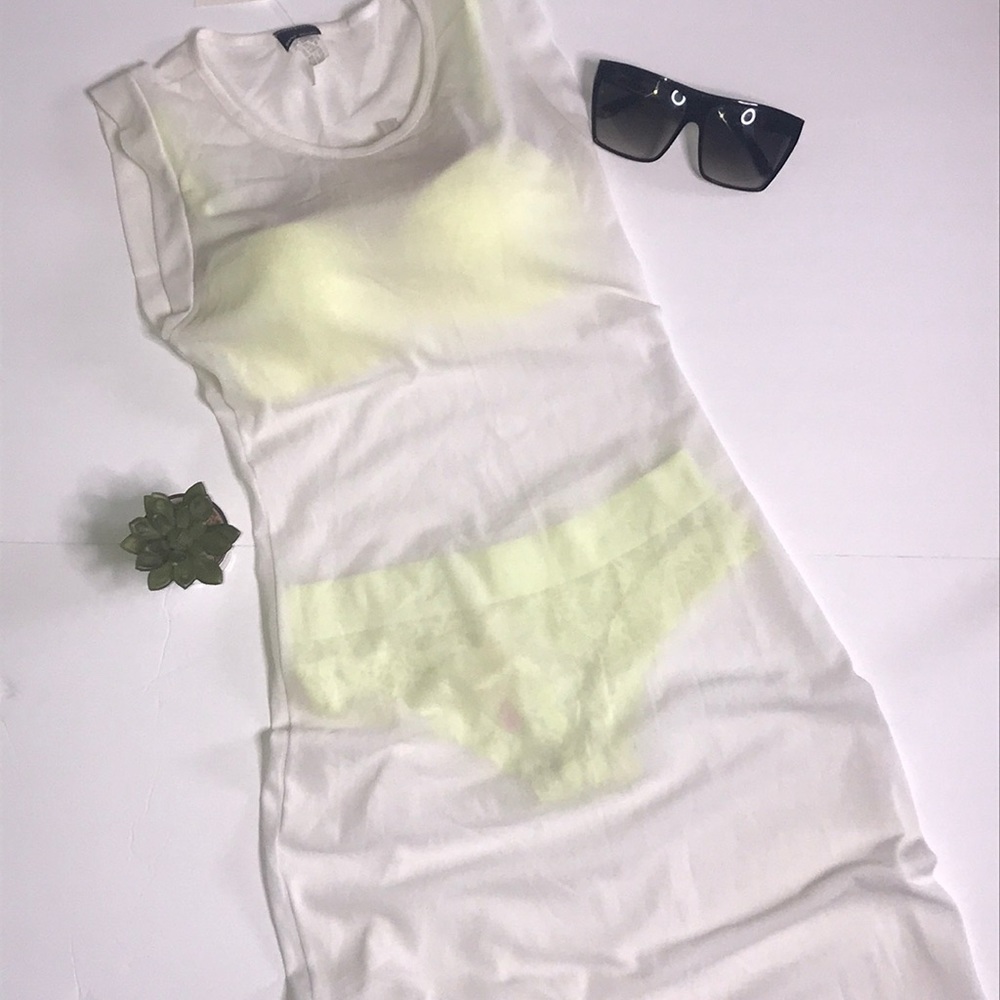 Sans Souci Swim Sheer Cover Up Club Dress